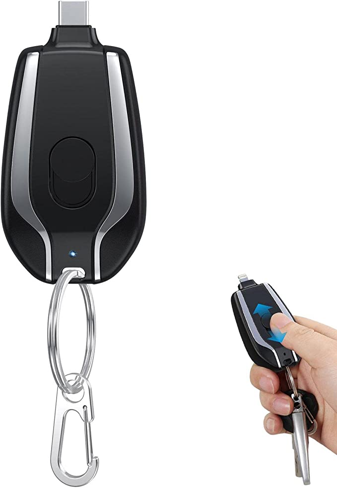 Small powerband Keychain Charger