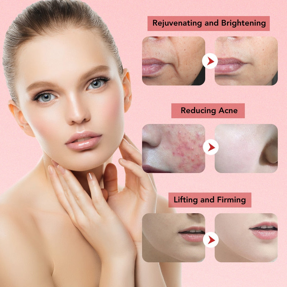 7 in 1 Face Lift Devices Skin Rejuvenation Facial Massager Light Therapy Anti Aging Wrinkle