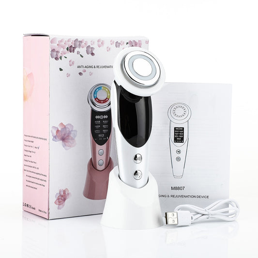 7 in 1 Face Lift Apparaten Huidverjonging Gezichtsmassager Lichttherapie Anti Aging Rimpel